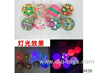 9 "Colorful inflatable ball with light - a variety of random mix