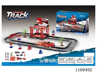 Assemble DIY speed racing scene 35PCS