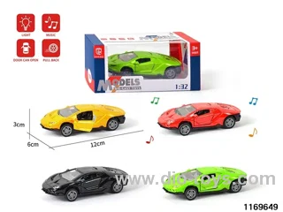 1:32 alloy pull back car W L/M