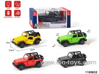 1:32 alloy pull back car W L/M