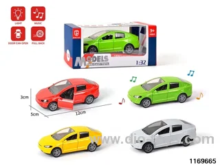 1:32 alloy pull back car W L/M