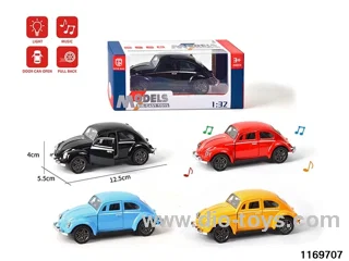 1:32 alloy pull back car W L/M