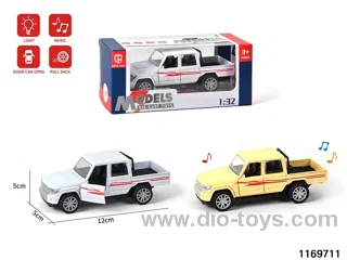 1:32 alloy pull back car W L/M