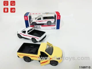 1:32 alloy pull back car W L/M