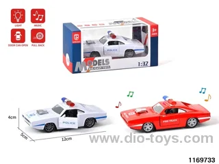1:32 alloy pull back car W L/M
