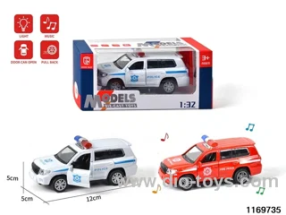 1:32 alloy pull back car W L/M