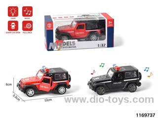 1:32 alloy pull back car W L/M