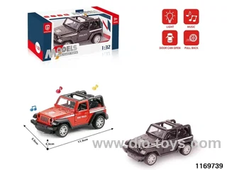 1:32 alloy pull back car W L/M