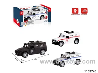 1:32 alloy pull back car