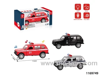 1:32 alloy pull back car W L/M