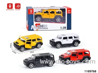 1:28 alloy pull back car