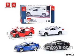 1:28 alloy pull back car