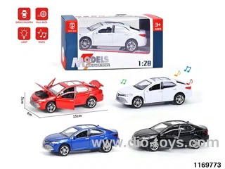 1:28 alloy pull back car W L/M
