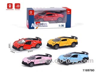 1:36 alloy pull back car