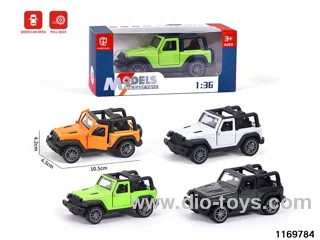 1:36 alloy pull back car