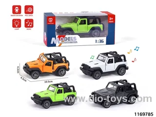 1:36 alloy pull back car W L/M