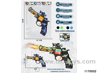Electric light and music gun