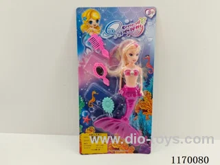 7 inch Mermaid Barbie with Lights
