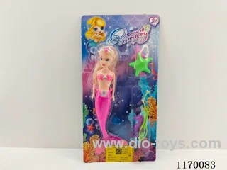 7 inch Mermaid Barbie with Lights