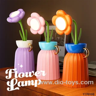 Vase-shaped Sunflower Table Lamp
