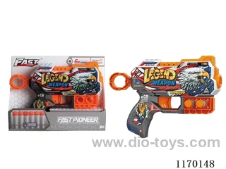 Manual UV-printed soft bullet gun