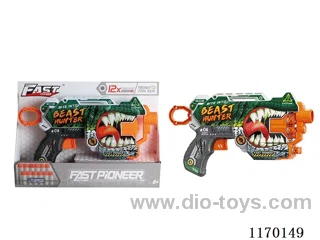 Manual UV-printed soft bullet gun