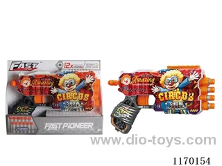 Manual UV-printed soft bullet gun