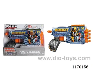 Manual UV-printed soft bullet gun