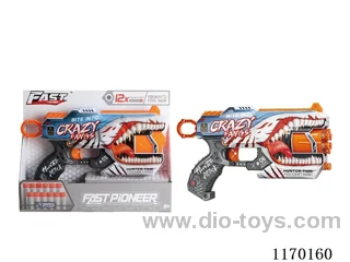 Manual UV-printed soft bullet gun