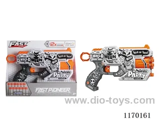 Manual UV-printed soft bullet gun