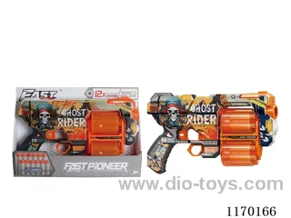 Manual UV-printed soft bullet gun