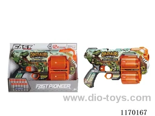 Manual UV-printed soft bullet gun
