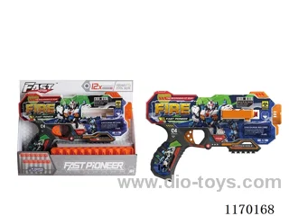 Manual UV-printed soft bullet gun