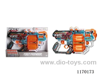 Manual UV-printed soft bullet gun