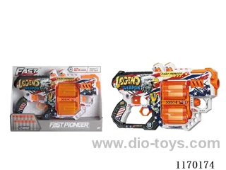 Manual UV-printed soft bullet gun