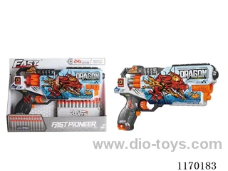 B/O UV-printed soft bullet gun