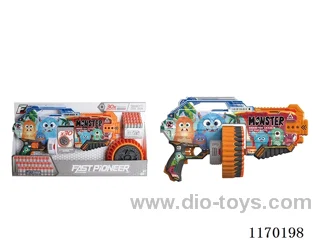 B/O UV-printed soft bullet gun