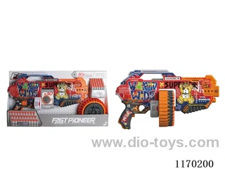 B/O UV-printed soft bullet gun