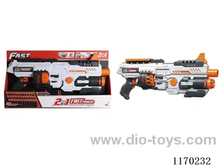 Electric-manual 2-in-1 soft bullet gun