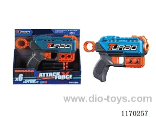 Manual soft bullet gun