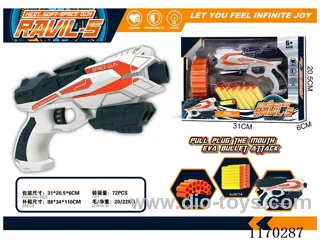 Manual soft bullet gun