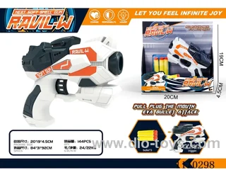 Manual soft bullet gun