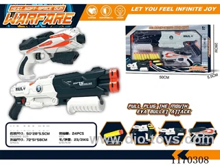 Manual soft bullet gun