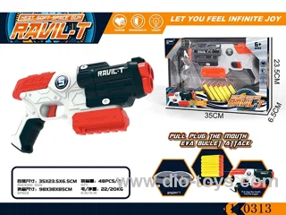 Manual soft bullet gun