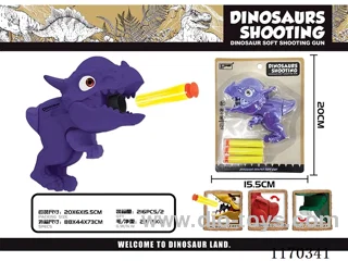dinosaur soft bullet gun