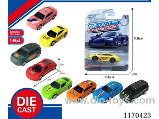 8 Mixed Packs free wheel alloy car