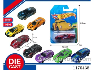 8 Mixed Packs free wheel alloy car