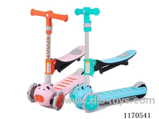 Scooter small wheel with light