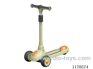 Children's foldable scooter big wheel light music