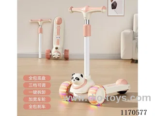 Kids Scooter Big Wheel With Lights Music